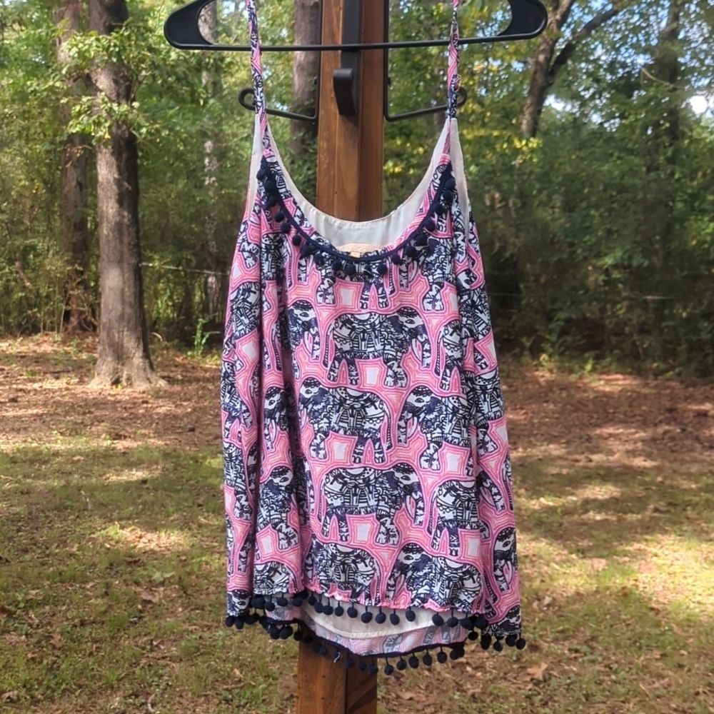 Hutch Like New Elephant Pom Pom Shirt